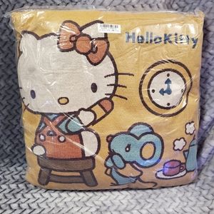 Hello Kitty Gobelin Weave Big Cushion Sanrio Japan Toreba